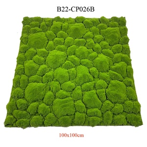 Paneles <span class=keywords><strong>de</strong></span> césped cuadrados realistas para Exterior, madera <span class=keywords><strong>de</strong></span> imitación <span class=keywords><strong>de</strong></span> musgo, rollo <span class=keywords><strong>de</strong></span> corteza plana <span class=keywords><strong>de</strong></span> plástico, <span class=keywords><strong>Mini</strong></span> <span class=keywords><strong>flores</strong></span> - Product Image 3