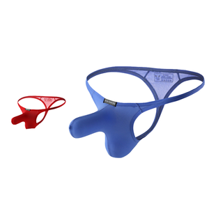 Sous-vêtements en maille de nylon respirante de haute qualité, taille basse, sexy, sans couture, <span class=keywords><strong>string</strong></span> à nez d'<span class=keywords><strong>éléphant</strong></span> pour hommes - Product Image 1
