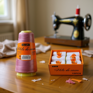 Filo da Cucito Ilan 2750 M Colore Rosa per Riparazione Abbigliamento - Product Image 2