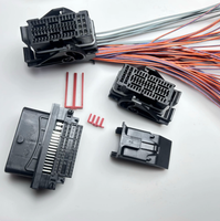 2050036-4 Connecteur automobile original en laiton à 64 trous 12V 1.5A, gaine de protection pour faisceau de câbles de carte électronique automobile