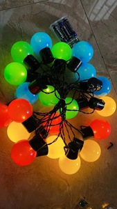 Guirlande lumineuse décorative d'extérieur G50 à ampoules <span class=keywords><strong>LED</strong></span>, grandes lanternes sphériques, lumières d'ambiance pour le camping, vente en gros directe. - Product Image 6