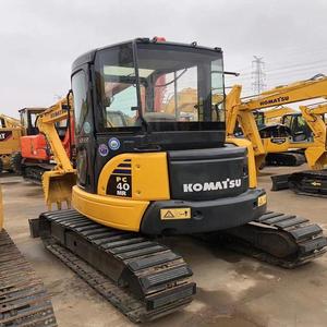 รถขุดขนาดเล็กมือสอง Komatsu PC40 ได้รับการรับรองมาตรฐาน CE น้ำหนัก 4 ตัน ระบบไฮดรอลิก พร้อมเครื่องยนต์ เกียร์ ปั๊ม ปี 2023 ขายเครื่องจักรก่อสร้าง - Product Image 4
