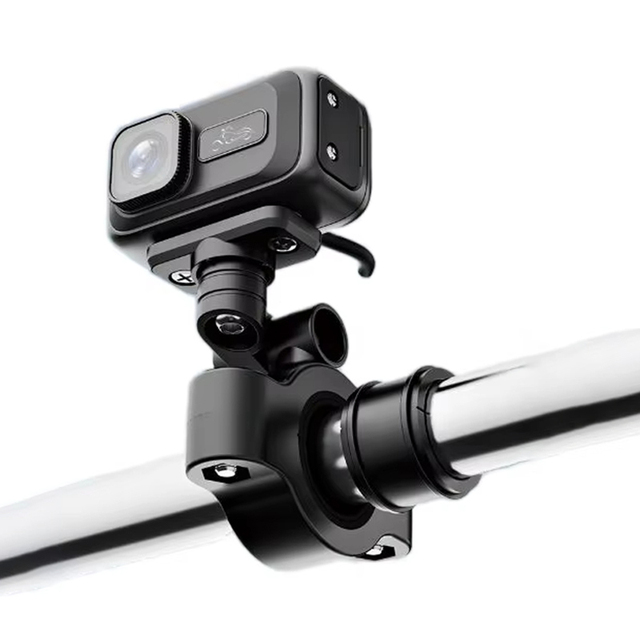 Universal Motorcycle Dash Cam with Loop Recording, APP View & G-Sensor, Action Camera for Bicycle, Scooter Riding Safety
