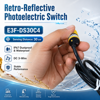 E3F-DS30C2 Capteur photoélectrique infrarouge à réflexion diffuse NPN à trois fils normalement fermé 24V – Catégorie de produit : Capteurs de proximité