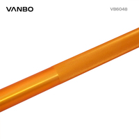Barre d'haltères olympique VANBO de haute qualité, à double stade de moletage, profondeur de moletage de 0,25 à 0,35, arbre de 28 mm, antidérapante, prise ferme pour la musculation en salle de sport