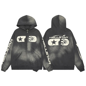 Fornitura Esclusiva Transfrontaliera di <span class=keywords><strong>Felpa</strong></span> <span class=keywords><strong>con</strong></span> <span class=keywords><strong>Cappuccio</strong></span> in Puro Cotone Stampato, Lavato, Stile Vintage, Casual, Primaverile, Vestibilità Ampia, per Coppie - Product Image 4