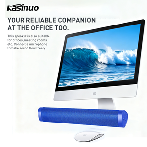 <span class=keywords><strong>A500</strong></span> Wireless BT 5.1 Haut-parleur de bureau Triangle Longue barre Cadeau de Noël Ordinateur de jeu Maison Haut-parleurs Kasinuo - Product Image 5