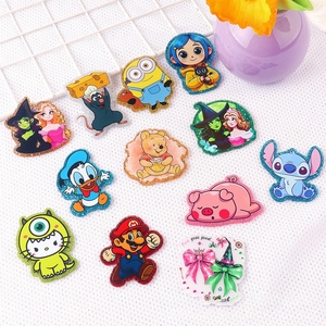 Distintivo personalizzato in acrilico con glitter, decorazione scintillante per infermieri, fai da te, topper per badge da uniforme - Product Image 2