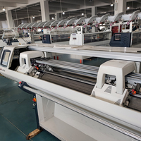 TWH Automatic Computerized 2 2 Systeme Jacquard Schal Flachs trick maschine Schul pullover Flach bett Strick maschine