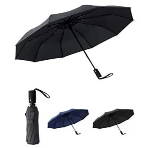 Promotie Hot Koop Goedkoop, 3 Opvouwbare Paraplu Waterdichte Paraplu Gift Zon Regen Paraplu Met Bedrukt Logo/