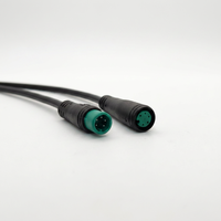 Connecteur étanche en cuivre IP65 Mini M8 5 broches mâle-femelle 5A pour éclairage LED et vélo électrique