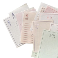 50 feuilles/carnet Blocs-notes personnalisés colorés, notes adhésives, grand format, bloc-notes mignon, bloc-notes pour l'école, cadeau, logo personnalisé