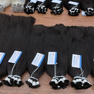 ผมต่อจำนวนมากสีดำธรรมชาติคุณภาพสูงตรงจากธรรมชาติฟอกสีได้ถึง613สีผมจำนวนมากเวียดนาม - Product Image 5