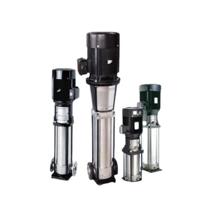 Pompe centrifuge verticale multi-étages industrielle en acier inoxydable 220 V avec longueur de câble personnalisée pour alternateur et pompe à eau - Product Image 1