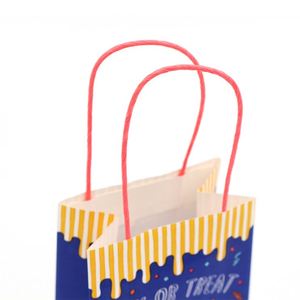 China Manufacture Wholesale Colorful Cheap Personalized Customized Production Small Paper Gift <b>Bag</b> with Handles - Product Image 6