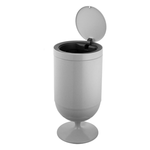 Thông minh cảm ứng loại 20L trong nhà ABS Cảm biến bin với hình dạng hình bầu dục nắp thùng rác có thể đứng cho văn phòng nhà khách sạn - Product Image 2