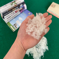 Rembourrage en laine super dense à haute résilience, fibres creuses conjuguées, antistatique, ignifuge pour oreillers et jouets