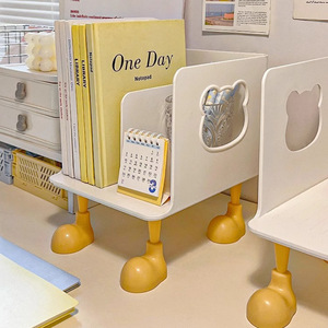 Étagère à livres créative à plusieurs niveaux pour bureau, organiseur de dossiers pour bureau, support de rangement pour dortoir étudiant - Product Image 4