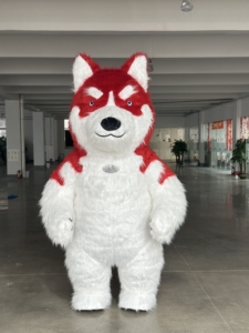 Disfraz <span class=keywords><strong>de</strong></span> Mascota Inflable <span class=keywords><strong>de</strong></span> <span class=keywords><strong>Perro</strong></span> Lobo Husky Rojo <span class=keywords><strong>de</strong></span> Dibujos Animados <span class=keywords><strong>de</strong></span> 2M/2.6M para Cosplay <span class=keywords><strong>de</strong></span> Halloween, Disfraz <span class=keywords><strong>de</strong></span> Personaje <span class=keywords><strong>de</strong></span> <span class=keywords><strong>Anime</strong></span> para Fiestas - Product Image 2