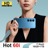 Teléfono Inteligente Hot 60 Pro 5G en Oferta, Teléfono Android Auténtico con Pantalla de 7.3 Pulgadas, Sistema Operativo en Inglés, Nuevo Original a Precio de Ganga