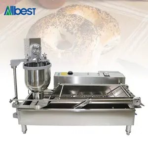 Fully Automatic Electric Commerical Ball Shape Mini Donut Fryer And Doughnut Frying Maker No Hole Donut Making Machine