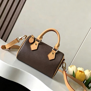 Bolsos de Lujo de Diseñador para Mujer, Mini Bolsos Cruzados Speedy, Bolsos de Mano de Alta Gama, Moda de Invierno para Mujer, Poliéster Color Caramelo - Product Image 2
