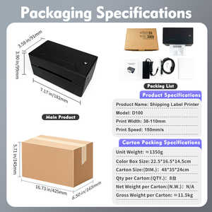 <span class=keywords><strong>Imprimante</strong></span> thermique de reçus POS Marklife Mini 58 mm Noir et Blanc <span class=keywords><strong>pour</strong></span> <span class=keywords><strong>Smartphone</strong></span> Ordinateur Interface USB 203 DPI Garantie En Stock - Product Image 6