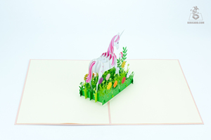 Cartes de vœux pour animaux 3D Pop-up Artisanat-Cartes d'art en papier faites à la main pour festivals, fêtes, anniversaires et événements - Product Image 6
