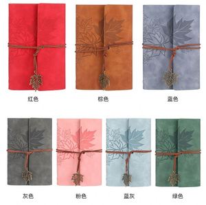 A6 A7 Stationery Vintage Book <b>Notebooks</b> Leather Traveler Spiral Notepad <b>Diary</b> Note Journal <b>Notebook</b> - Product Image 2