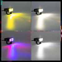 Mini phares à LED pour moto, phares de conduite pour véhicule électrique, faisceau haut/bas modifié, projecteur de moto, phare