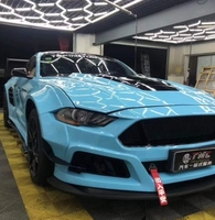 Kit de carrosserie large de conception de Robot de réglage de haute qualité pour Ford Mustang mise à niveau pièce automatique pare-chocs avant lèvre arrière jupe latérale capot 15-17