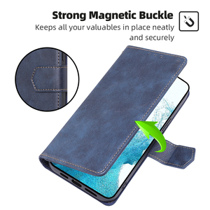 Funda de teléfono para VIVO X90, <span class=keywords><strong>X80</strong></span>, X70, X60, X50E Pro Plus, función RFID, funda trasera de cuero con tapa, billetera - Product Image 3