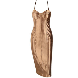 Abito Aderente Sexy Lunghezza al Ginocchio - Product Image 1