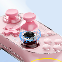 Manette sans fil multiplateforme pour Nintendo Switch, manette de jeu universelle, joystick double Hall, manette avec éclairage RBG