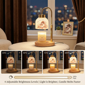 Mother Day Custom Candle Lamp Best Mom Ever Flameless <strong>Wax</strong> Warmer Lamp Personalized Image Home Table Decor - Product Image 6