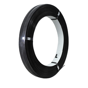 Chất lượng cao 19mm thép cường lực đóng đai băng màu xanh đen sơn đóng gói thủ công ứng dụng sản phẩm thép carbon mới - Product Image 1