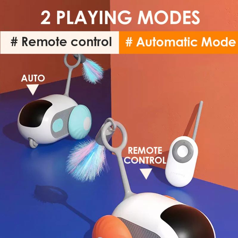 YU-271 Smart Interactive Pet Toy - USB Rechargeable Exercise Wheel for Dogs Cats