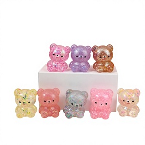 New Maltose Funny Small Bear Stretch Sensory Fidget Toys Unisex TPR <b>Squishy</b> Squeeze Toy for Children Aged 5 to 7 Years - Product Image 1
