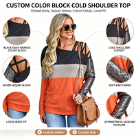T-shirt long en molleton non tissé respirant imprimé vintage personnalisé avec logo frontal pour femme, idéal printemps-automne