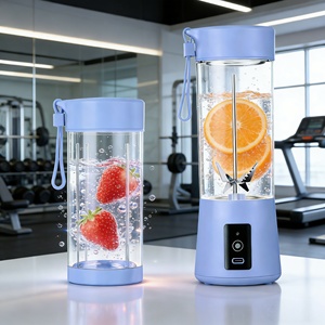 Trituradora de Hielo USB-C 400ml, Licuadora Portátil para Smoothies, Batidora de Alta Resistencia 2 en 1, Libre de BPA, Bajo Ruido, para Uso en Hoteles y Exteriores - Product Image 6