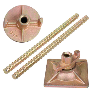 Hà Bắc Nhà Máy Bê Tông Hình Thành Tie Rod Hệ Thống Formwork Mạ Kẽm Đúc Sắt Tấm Nut Tie Rod Wing Nuts - Product Image 5