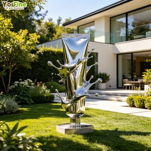 Statua Moderna Pop Art in Acciaio Inossidabile Dipinto a Forma di <span class=keywords><strong>Dentifricio</strong></span> per Decorazioni Creative da Giardino, Grande Scultura in Metallo - Product Image 3