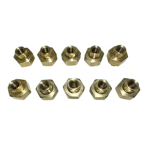 US Standard Heavy Type 1/4in To 2in Brass Union Pipe Fitting For Plumbing And Heating Industry