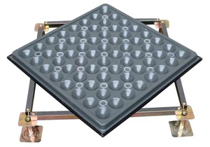 Venta Directa de Fábrica de Piso Elevado Cerámico Antiestático con Diseño de Flores Azules, Resistente al Fuego, que Garantiza la Protección de sus Datos Contra Incendios - Product Image 3