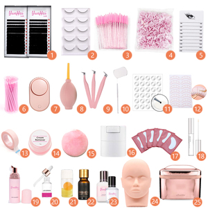 속눈썹 연장 훈련 도구 키트를 사용하는 살롱 속눈썹 연장 전문 키트 세트 - Product Image 6