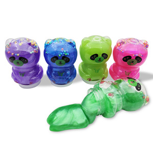 Slime Cristal Panda pour le Commerce International, Slime Pailleté Effet Cuir, Faux Slime Nacré Dégradé - Product Image 2