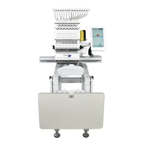 Yonthin professioneller Service Mini 1501 Einzelkopf-Stickereimaschine 12 Nadeln computergesteuerte Stickereimaschine