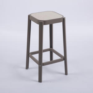 Sillas de Bar de ratán de ocio al por mayor taburete alto de plástico cómodo de nuevo diseño estilo moderno - Product Image 3