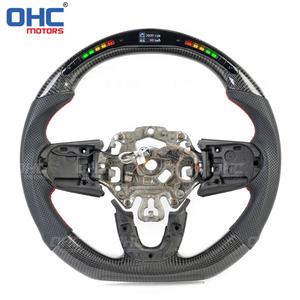 Volant de course LED personnalisé pour Bmw <span class=keywords><strong>Mini</strong></span> Cooper F54 F55 F56 F57 F60 2013 à <span class=keywords><strong>2021</strong></span> Volant LED en fibre de carbone - Product Image 2