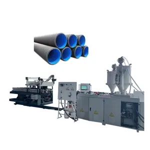 double wall corrugated pipe extruding machine hot sale pvc 110-315mm plastic drip irrigation pipe production line